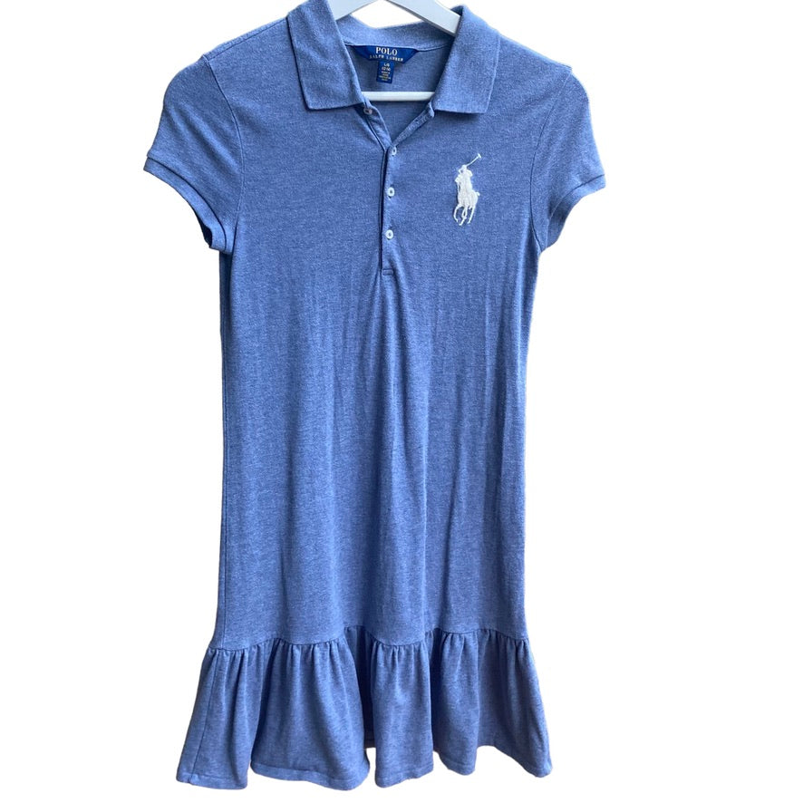 Polo by Ralph Lauren Denim Drop waist Dress - Size 12-14 (L/G)  Kids Closet