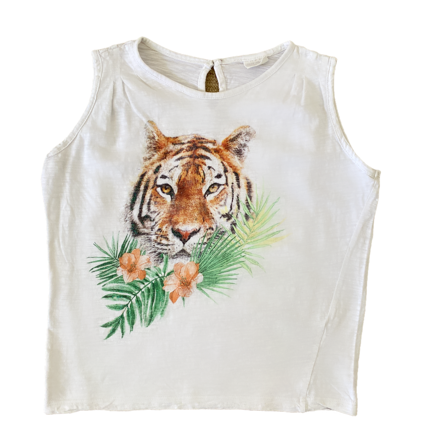 Zara Tiger Tank Top - Size 7