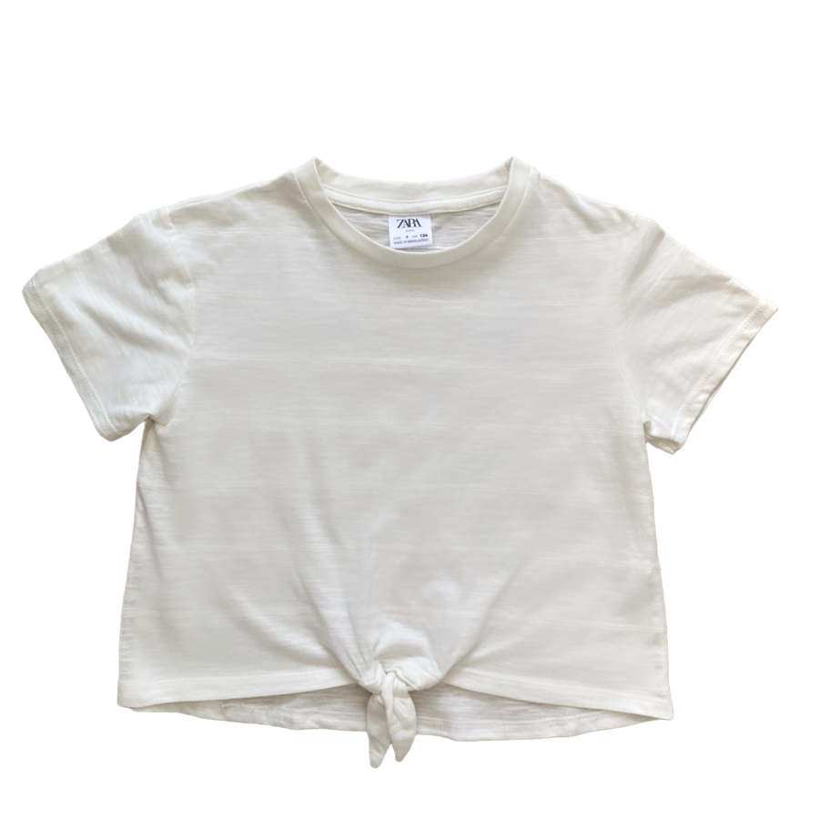 Zara White Tee - Size 9