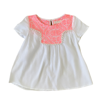 Zara Embroidered Top - Size 6