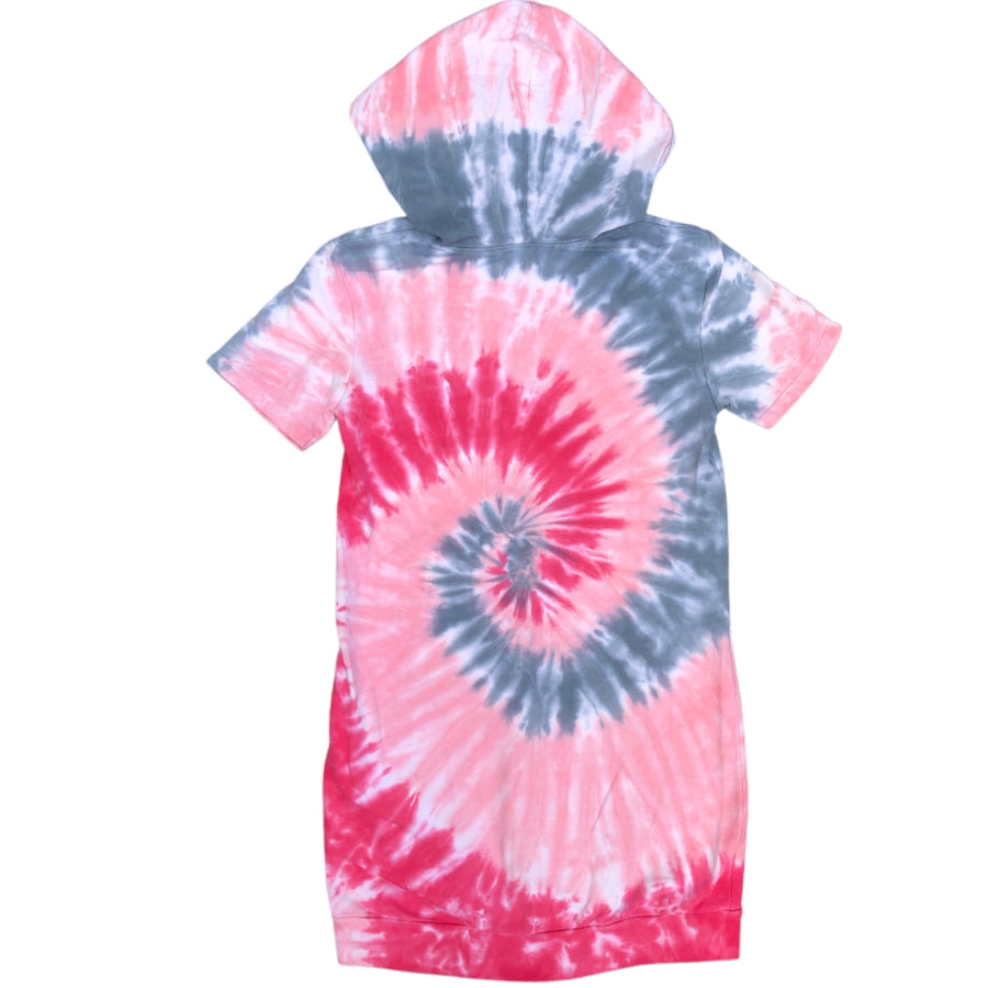 DKNY Tie die dress with glitter logo - Size 12-14