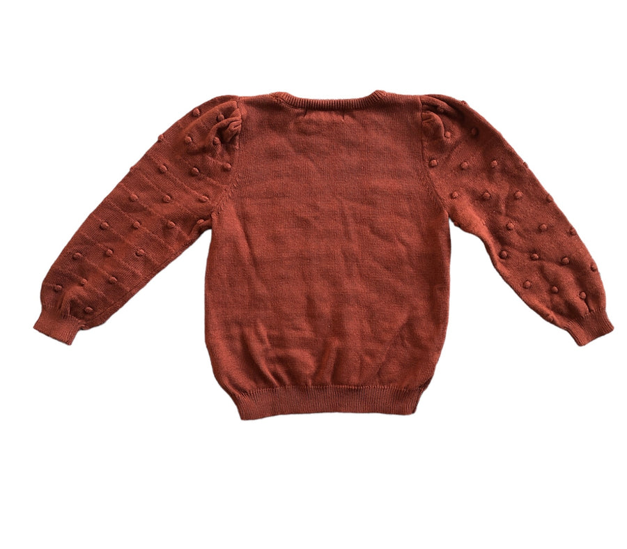 H&M Textured polka dot jumper - Size 3-4