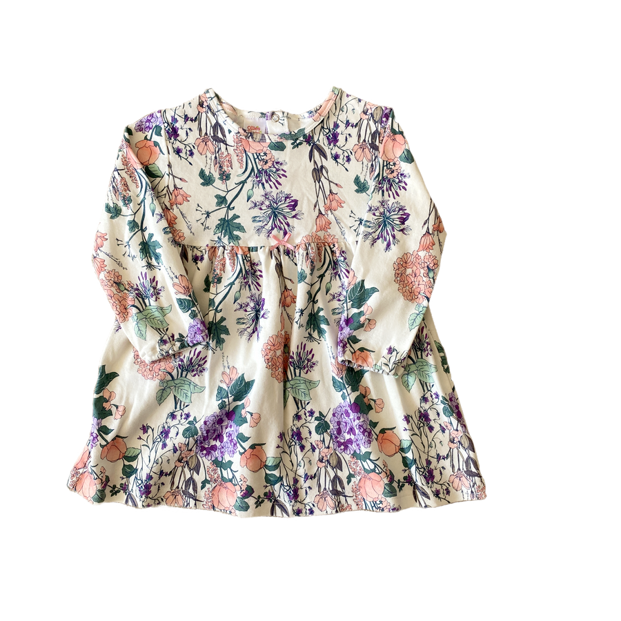 ollies place white flower dress - Size 2