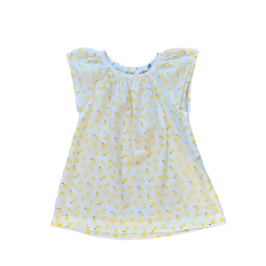 H&M Lemon Top - Size 8