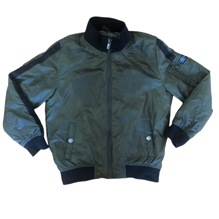 Zara Green bomber jacket - Size 7