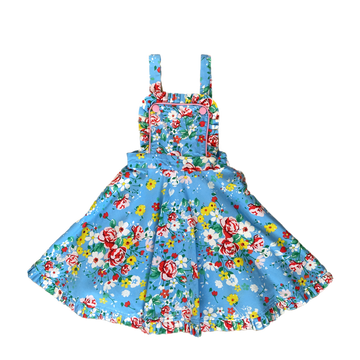 Rock Your Kid Pinafore Dress -Size 7