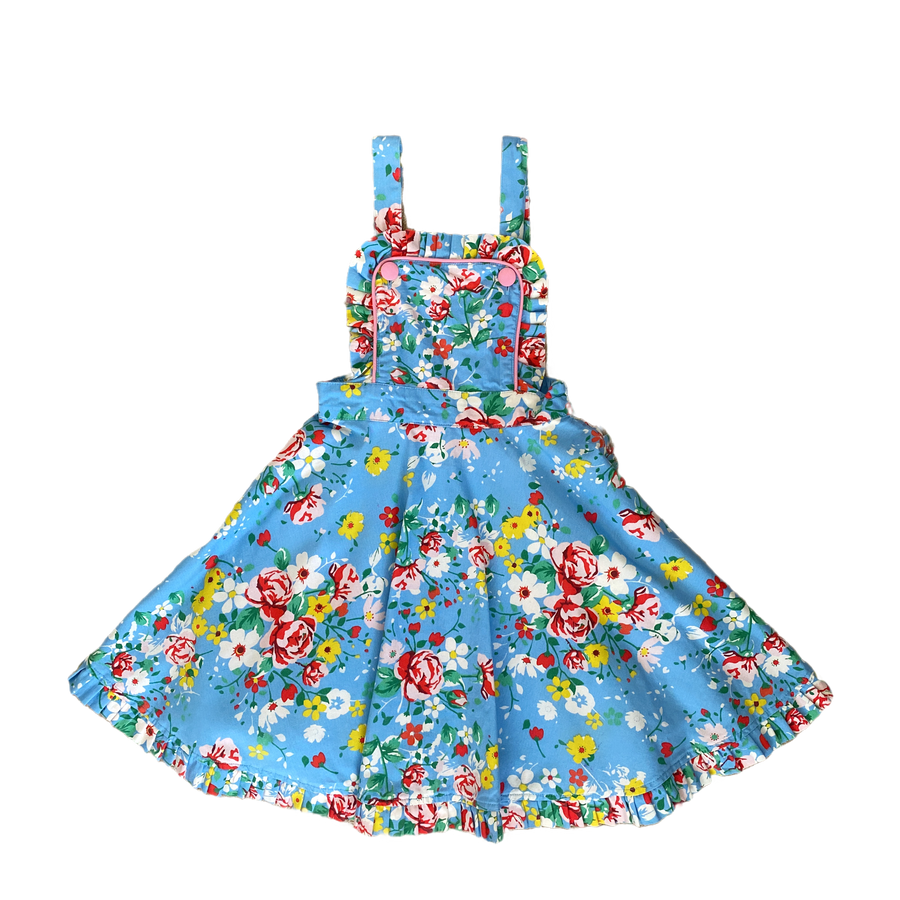 Rock Your Kid Pinafore Dress -Size 7