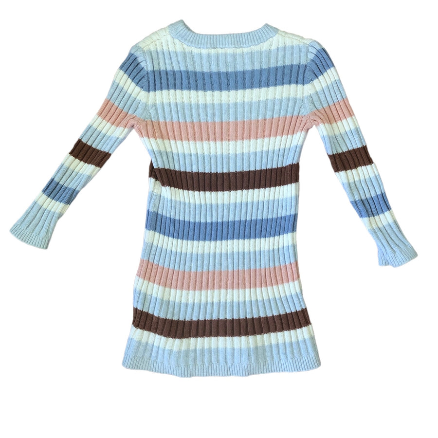 Seed Striped ribbed dress - Size 5