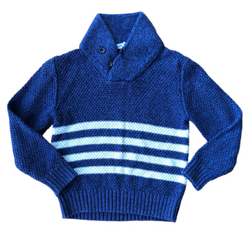 Country Road Striped high neck jumper - Size 5
