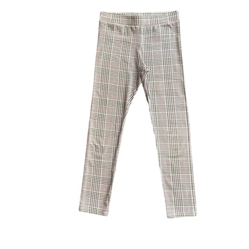 H&M Pink Check pants - Size 7