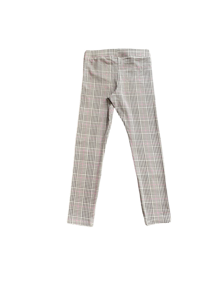 H&M Pink Check pants - Size 7