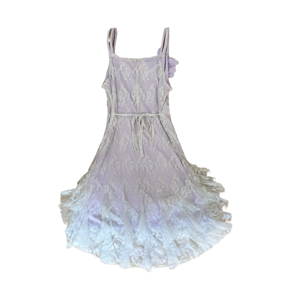 Biscotti Dress Purple Lace Size 8