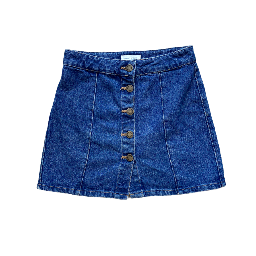 David Jones Denim Skirt - Size 8