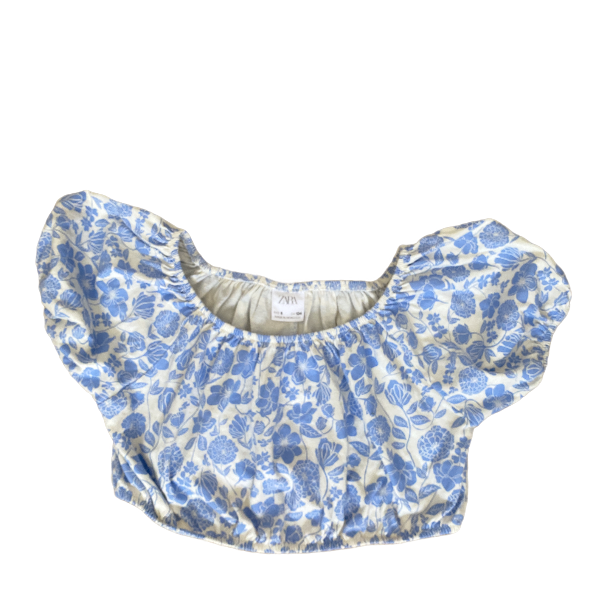 Zara Girls Short Sleeve Floral Top Size 9 Kids Closet