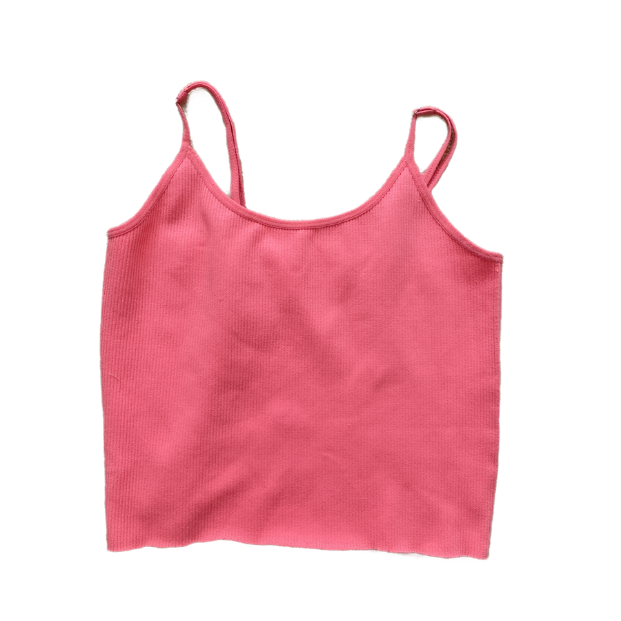 Valley Girl Coral Crop Top Size XS