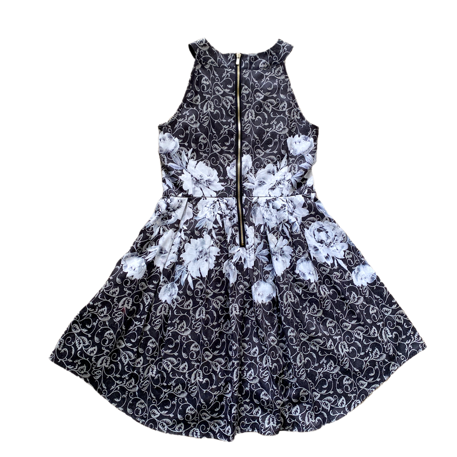Origami Sleeveless Flower Dress  - Size 10
