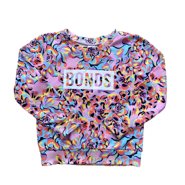 Bonds L/S multicoloured jumper - Size 7