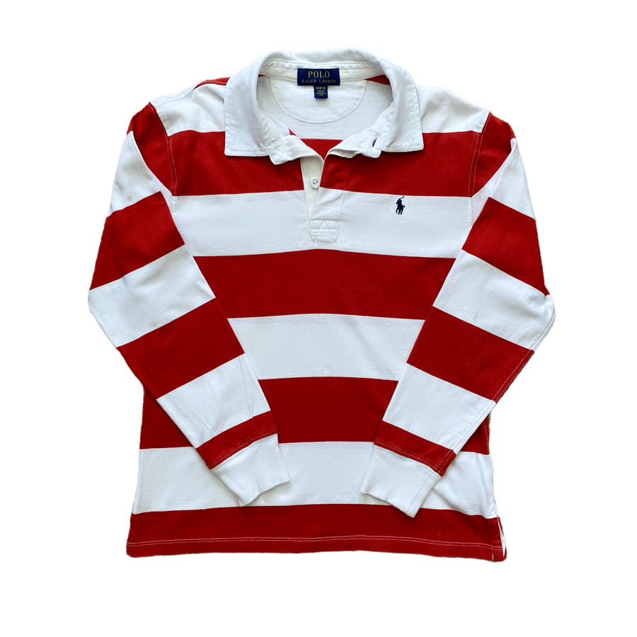 Ralph Lauren red/white stripe Shirt - Size 10