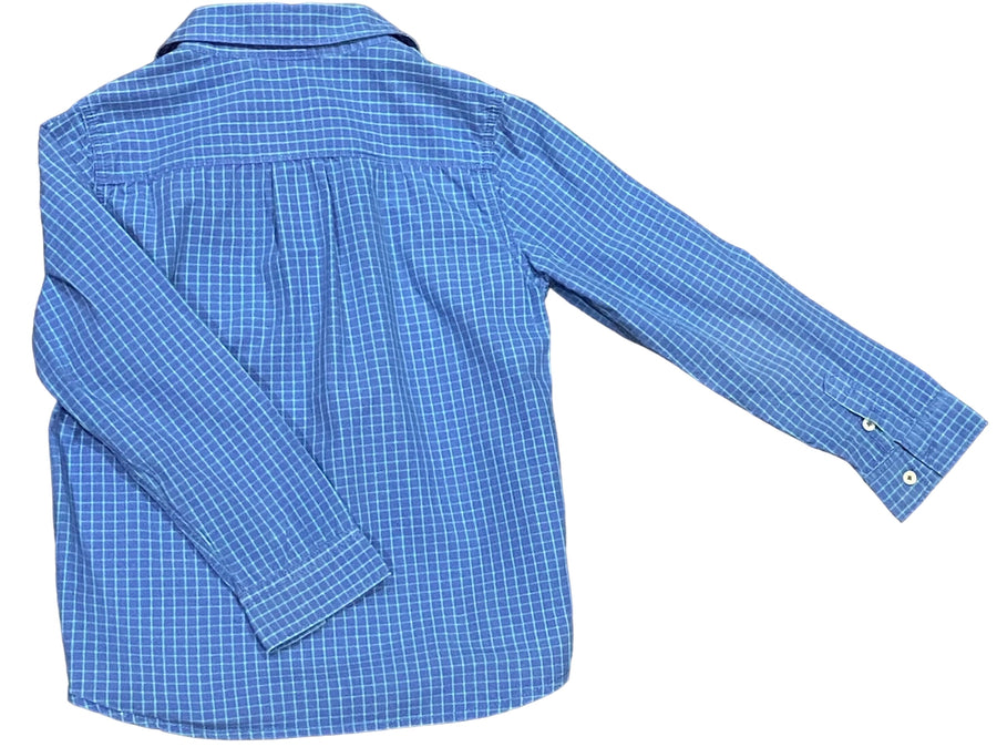 Country Road Blue checkered Shirt Size 7