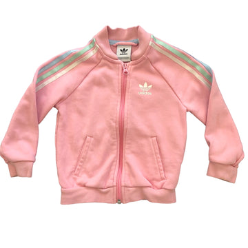 Adidas Pink zipper jumper - Size 2