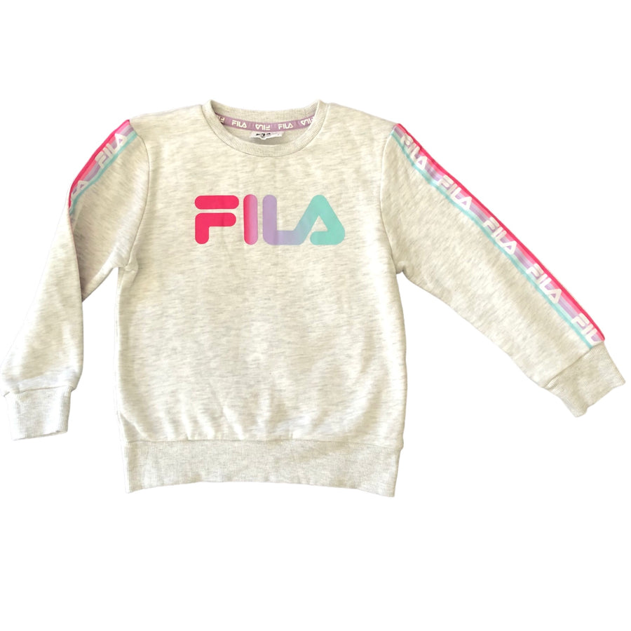 Fila Grey logo jumper - Size 7
