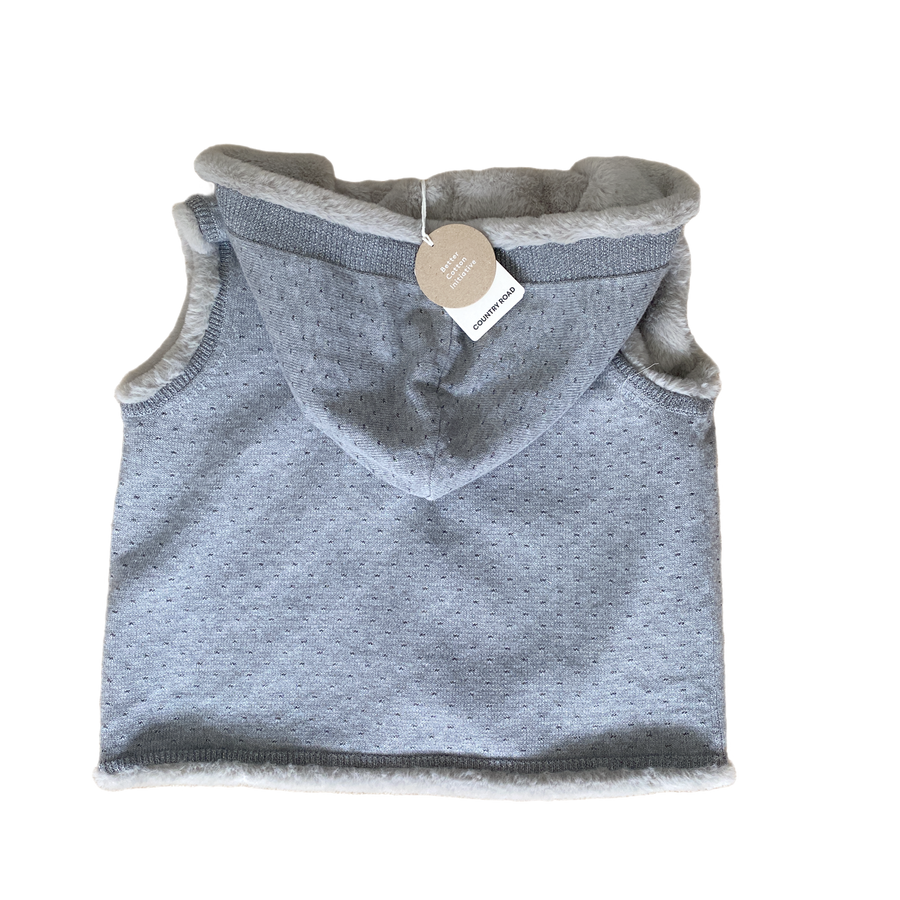 Country Road Grey Vest NWT Size 12