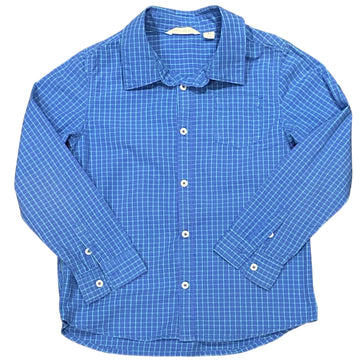 Country Road Blue checkered Shirt Size 7