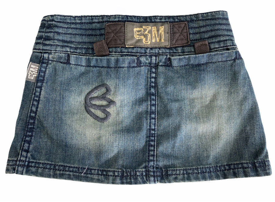 E3M Denim Mini Skirt - Size 5