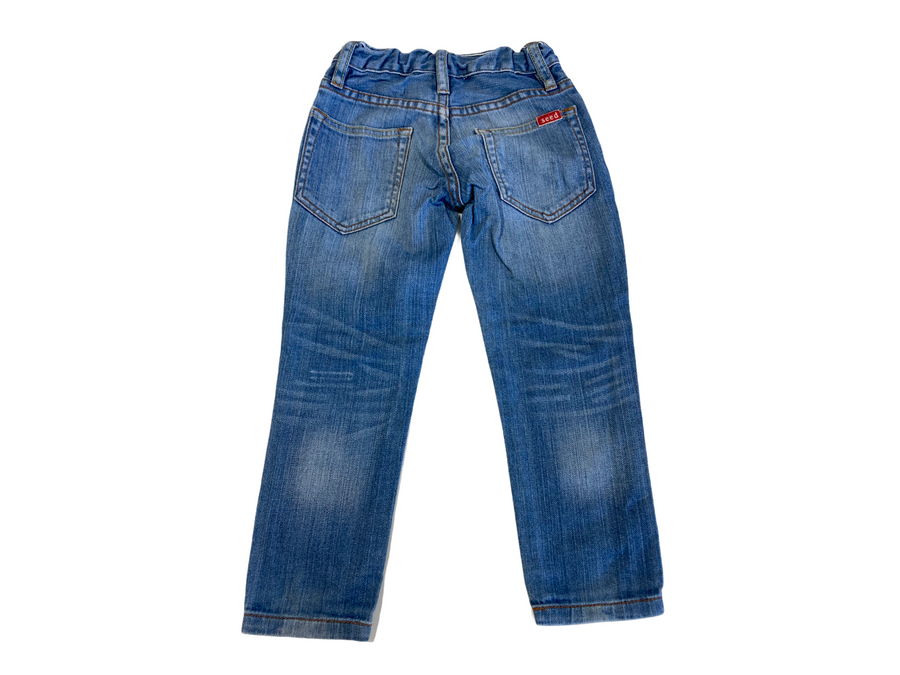 Seed Stripe Pocket Jeans - Size 2