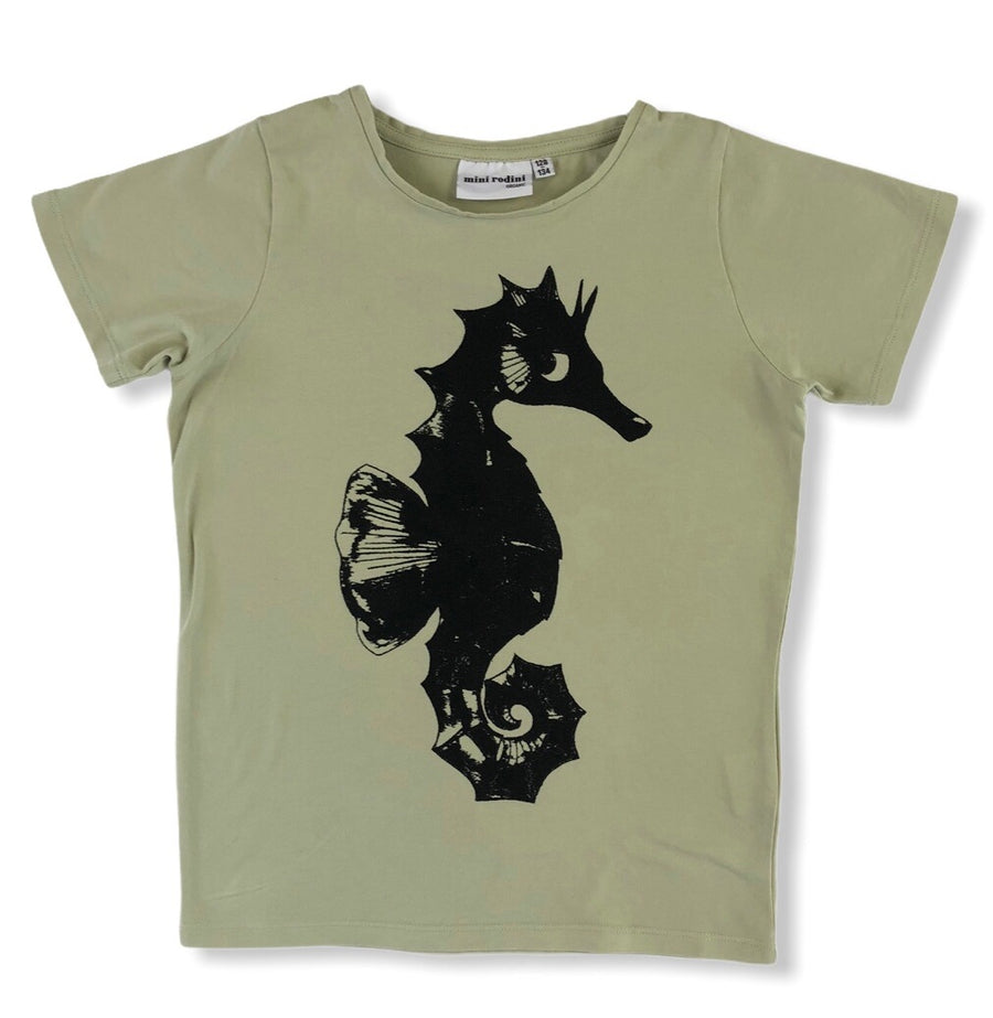 Mini Rodini Seahorse Tee - Size 6