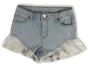 Tilii Denim Shorts w/ Lace Feature - Size 14