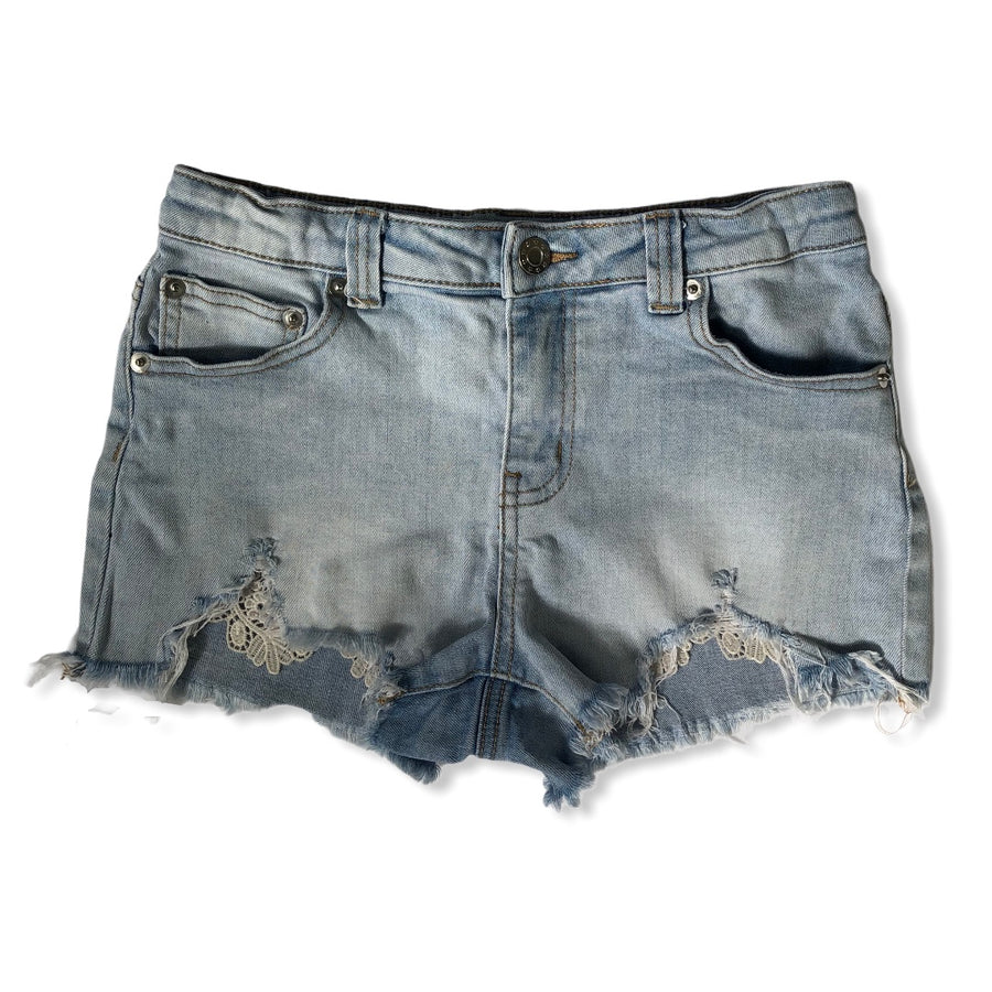 Tilii Denim shorts with lace - Size 12