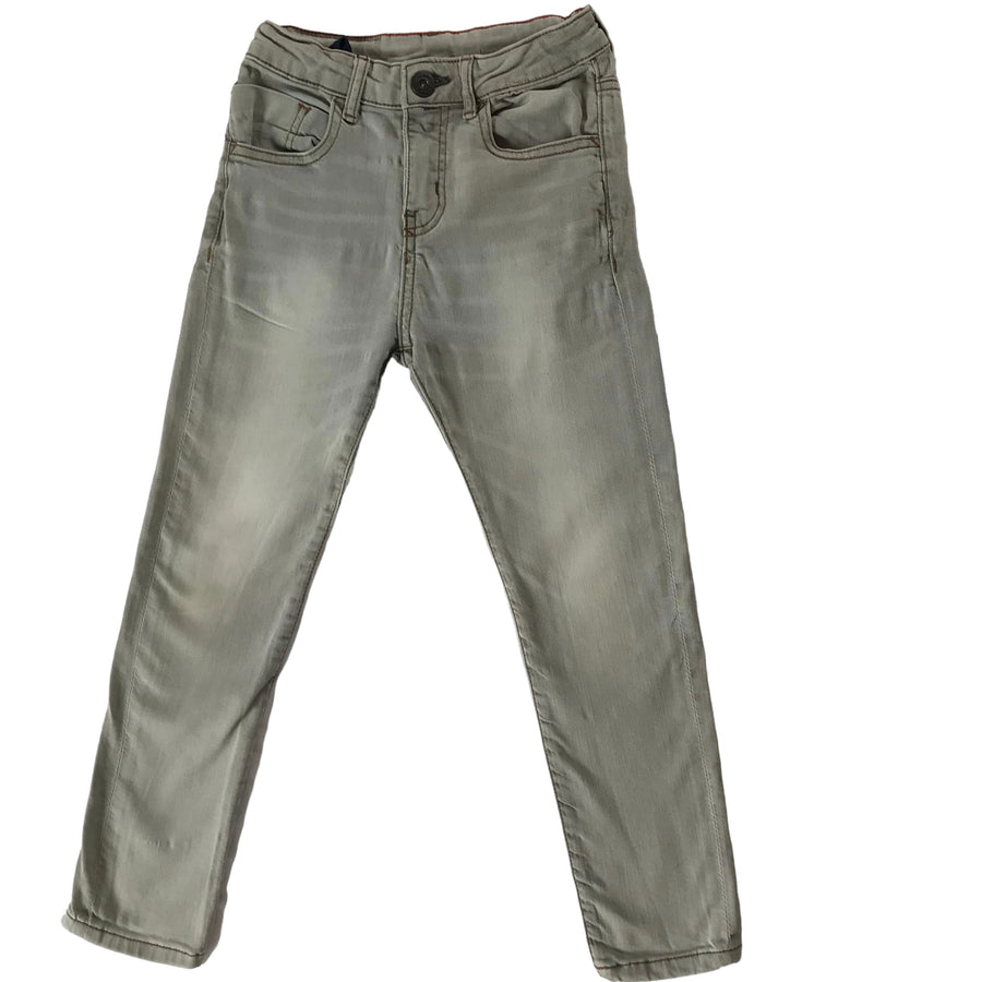 Zara Grey Denim Jeans - Adjustable Waist - Size 7