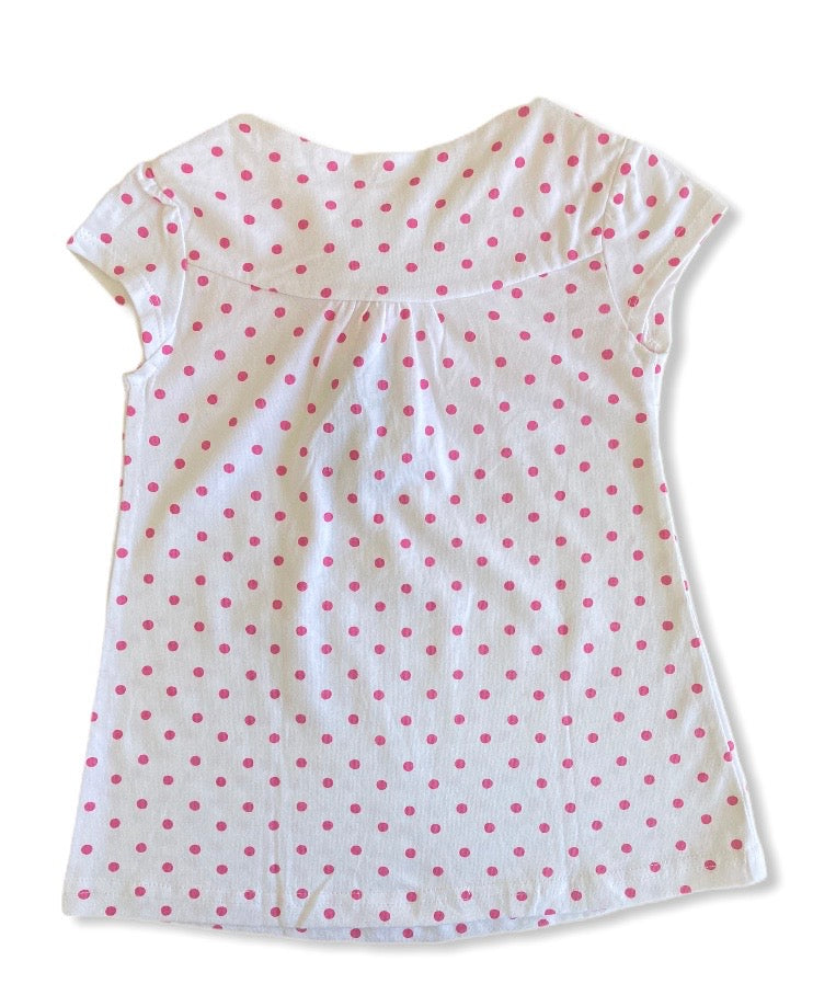 Pink Polka Dot T-Shirt - Size 3