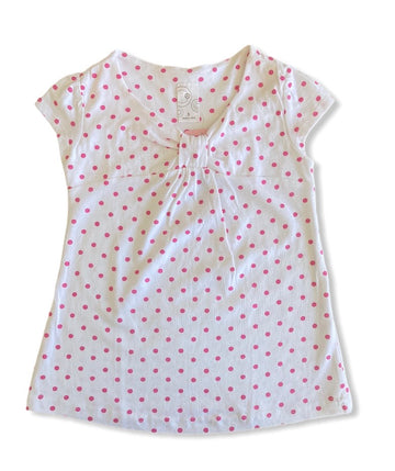 Pink Polka Dot T-Shirt - Size 3
