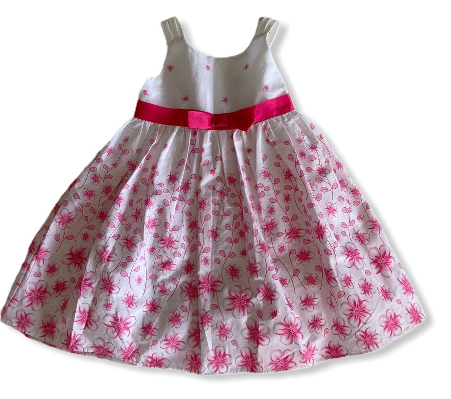 Floral Glitter Dress - Size 2