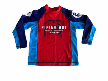 Piping Hot Rash Shirt - Size 4