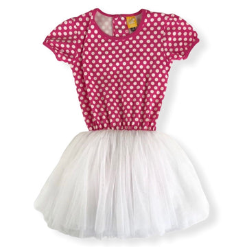 Rock Your Kid Tutu Dress w/ Polka Dots - Size 7
