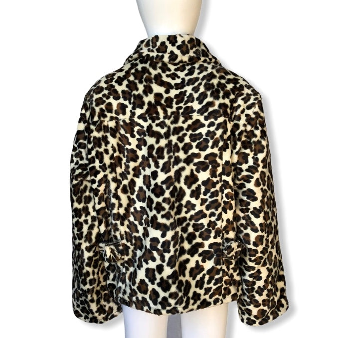 Sisley Leopard Jacket - Size 7-8