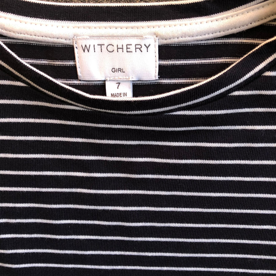 Witchery Striped tee - Size 7