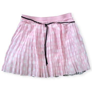 Sista Pink Polka Dot Pleat Skirt - Size 4