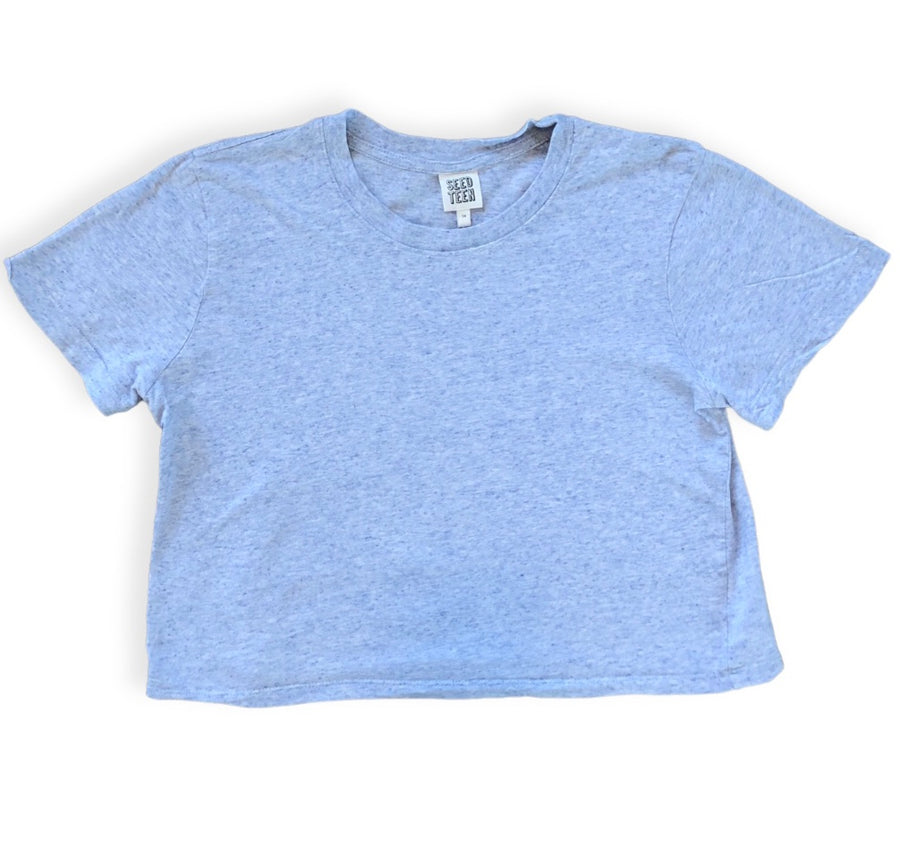 Seed Teen Mottled cropped tee - Size 14