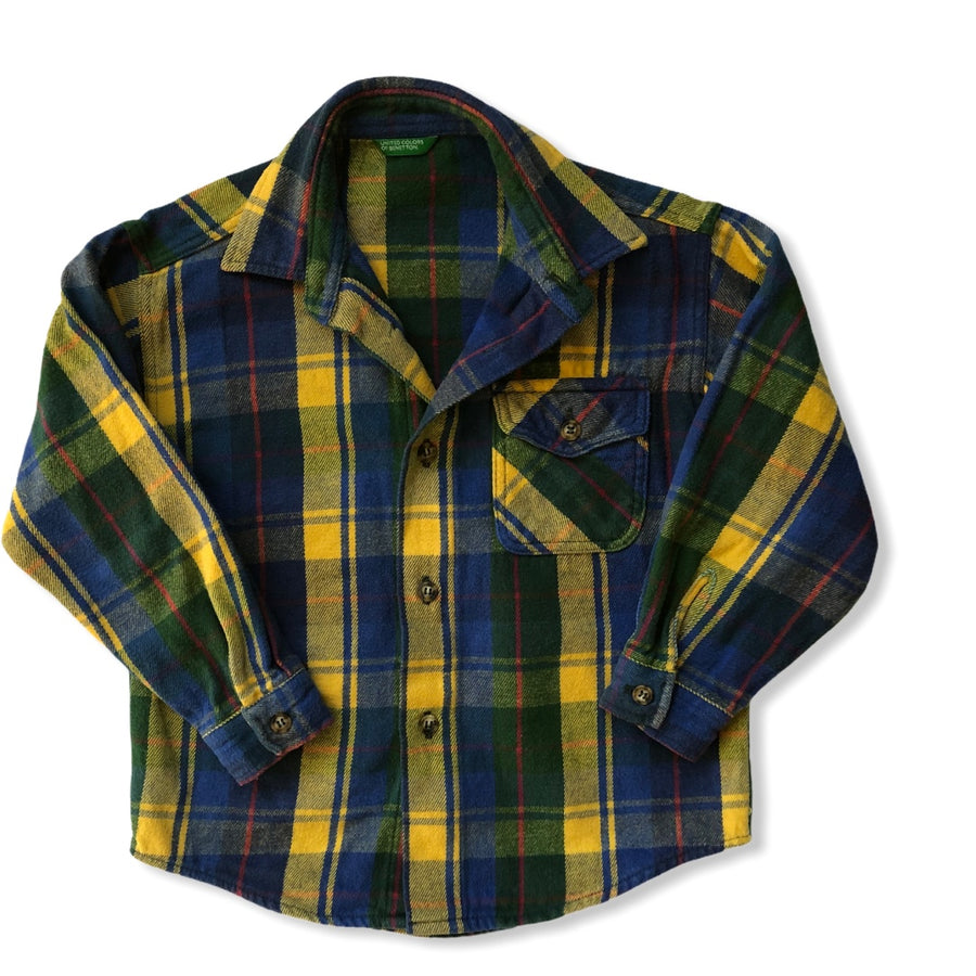 United Colors of Benetton Checkered shirt - Size 4
