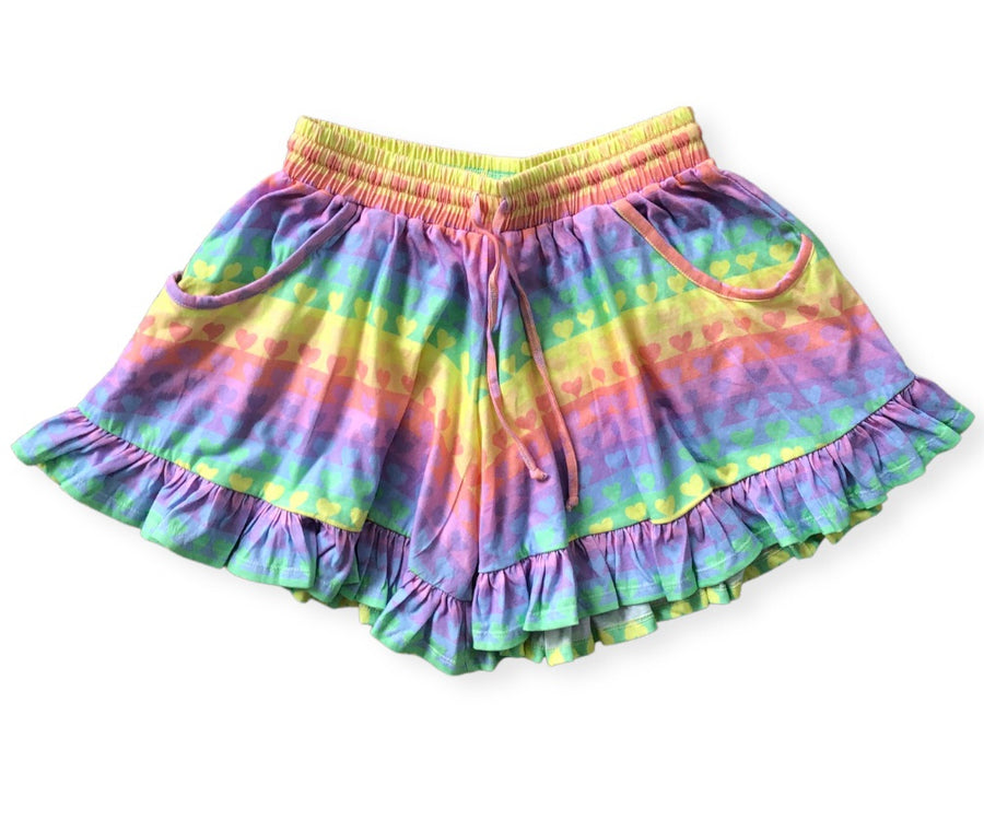 Paper Wings Rainbow Skort - Size 12