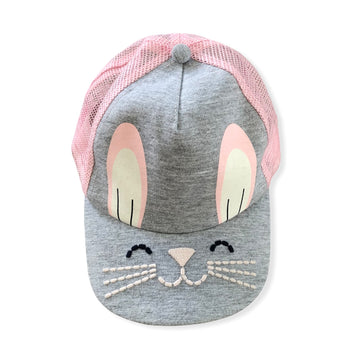 Seed Embroidered Rabbit cap - One size