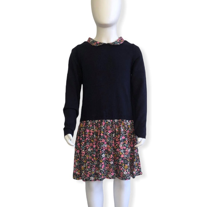 H&M Floral jumper dress - Size 7-8