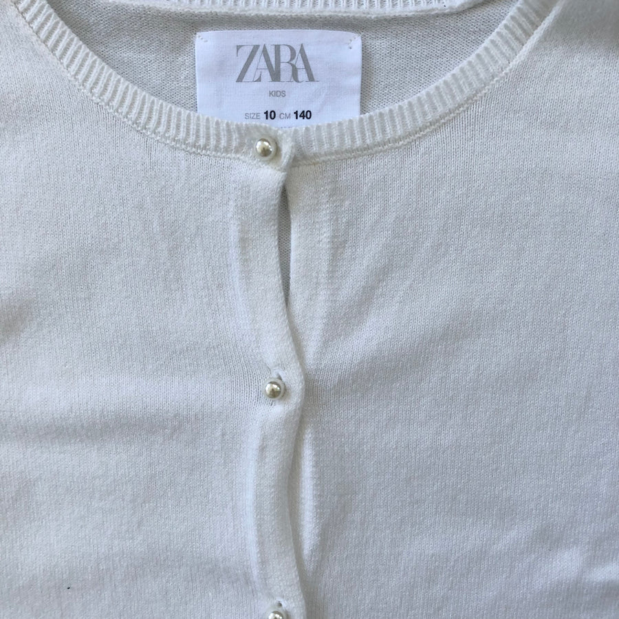 Zara White cardigan - Size 10