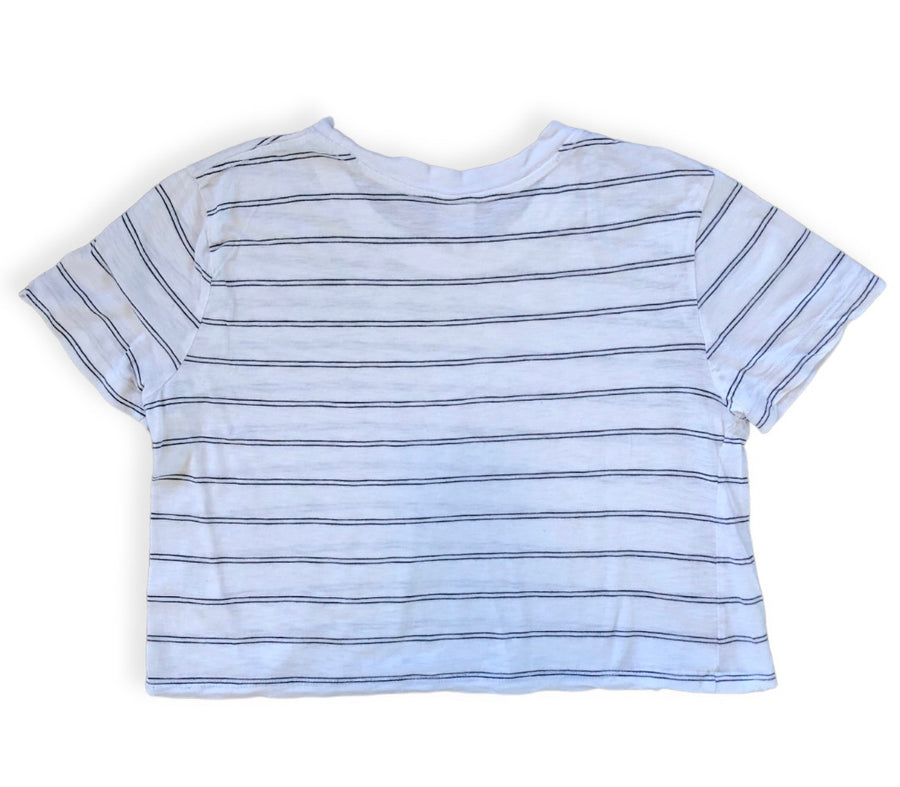 Seed Teen Striped cropped tee - Size 14