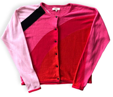 Catimini Red & pink cardi - Size 12