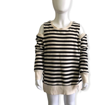 Seed Teen Striped cold shoulder jumper - Size 12-14